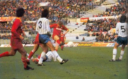 1986, Roma-Atalanta 4-0. Doppietta di Boniek, poi Giannini e Pruzzo, la Befana è giallorossa