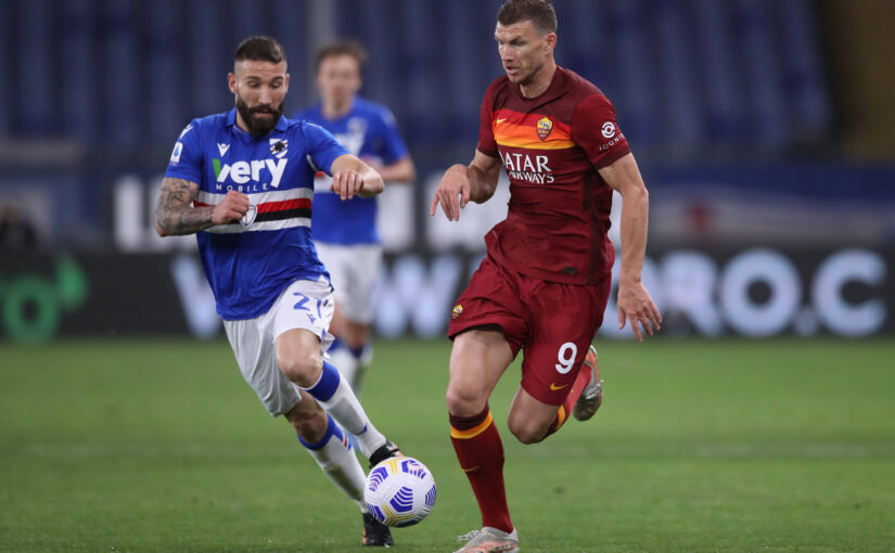 Sampdoria-Roma 2-0, le pagelle: Dzeko-Mayoral, la coppia che non scoppia. Mkhitaryan, si può dare di più. Fuzato acerbo